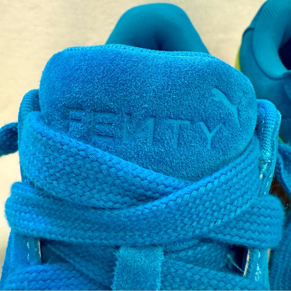 Fenty x Puma Creeper Phatty Speed Blue / Lime Rihanna NWOT Limited Edition - Picture 9 of 11